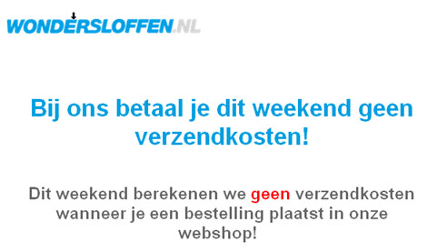 Happy weekend bij Wondersloffen.nl
